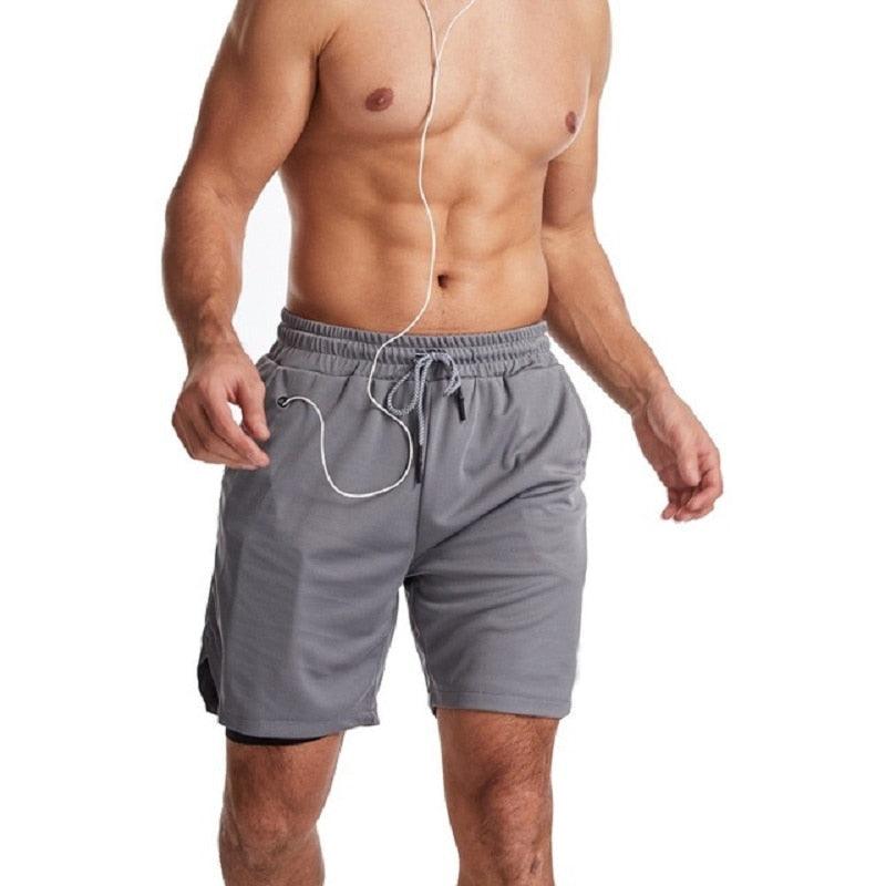 Calção, Romacci Calções de corrida 2 em 1 para homem com toalha de secagem rápida - Nanifit Modas
